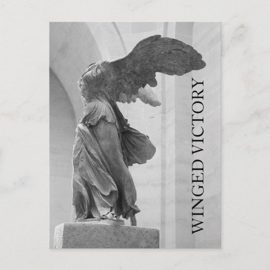 Winged Victory Briefkaart (Voorkant)