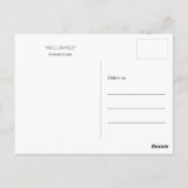 Winged vingerwerk - geregenereerd briefkaart (Achterkant)