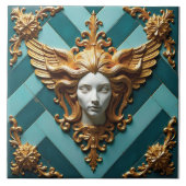 Winged Visage of Vesta Tegeltje (Voorkant)