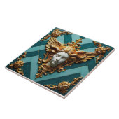 Winged Visage of Vesta Tegeltje (Zijkant)