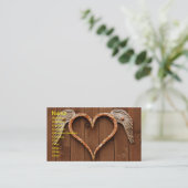 Winged Visitekaartje (Staand voorkant)