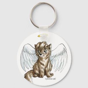 Winged Wolf Cub Sleutelhanger