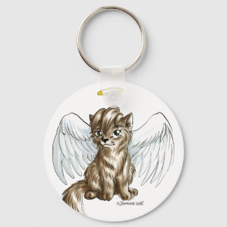 Winged Wolf Cub Sleutelhanger