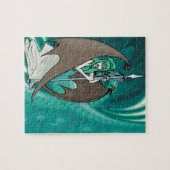 Winged Zee heks en Ocean Wave Legpuzzel (Horizontaal)