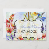 Wingede juwelen - Bespaar de Datum Save The Date (Achterkant)