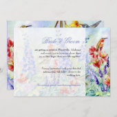 Wingede juwelen - Bespaar de Datum Save The Date (Voorkant / Achterkant)