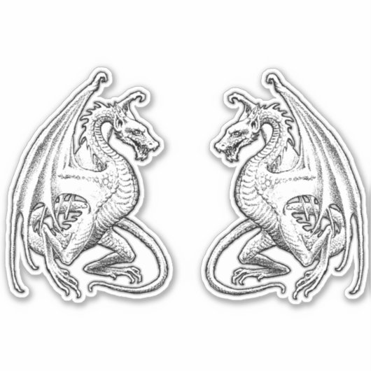 Wingel Dragons Vinyl Stickers (Voorkant)