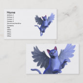 Wingel Kat Profielkaart Visitekaartje (Voorkant / Achterkant)