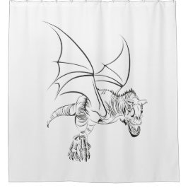 Wingel Raptor / Tribal Douchegordijn