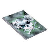 Wingel Skull-laptop Notitieboek (Rechterzijde)