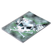 Wingel Skull-laptop Notitieboek (Linkerzijde)