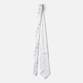 Wingel Sprint Skews/white Stropdas (Achterkant)