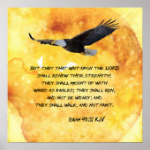 Wingen als adelaars poster (Voorkant)