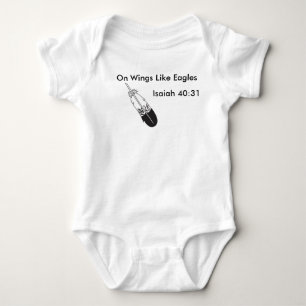 Wingen als Eagles, baby Romper