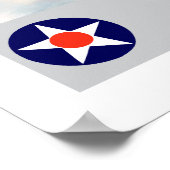 Wingen over Amerika — Luchtvaartkorps Poster (Hoek)