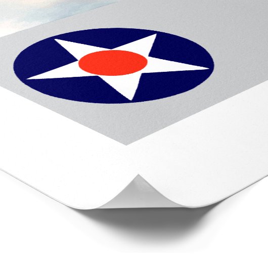 Wingen over Amerika — Luchtvaartkorps Poster (Hoek)