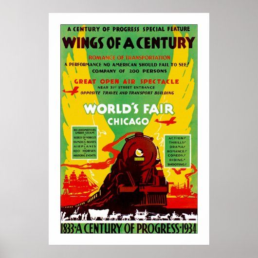 Wingen van een eeuw poster (Voorkant)