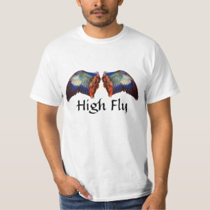 WINGEN VAN EEN EUROPESE ROLLENHOGE VLUCHT T-SHIRT