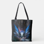 Wingen van lichte druk over Canvas tas (Achterkant)