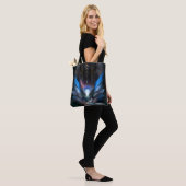 Wingen van lichte druk over Canvas tas (Op model)