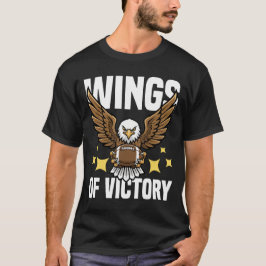 WINGEN VAN OVERWINNING - AMERICAN VOETBAL IN PHILA T-SHIRT