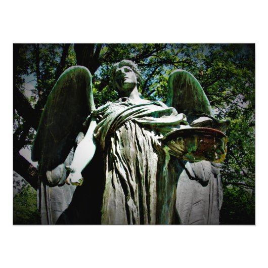 "Wingen van zuiverheid" Foto Afdruk (Voorkant)