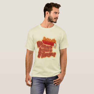 Wingen voor Flings Chicken Fun Humor Slogan T-shirt