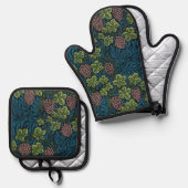Wingerdpatroon, William Morris Ovenwant & Pannenlap Set (Voorkant / Achterkant)