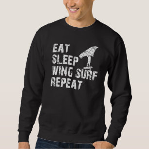Wingfoil Eat Sleep Wing Folie Herhalen Wingsurf Wi Trui