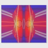 Winging It Neon gelaagd Cadeaupapier (Vlak)