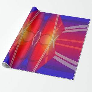 Winging It Neon gelaagd Cadeaupapier