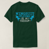 Wingkleding Joke Wingsuit Basespringen3 T-shirt (Design voorkant)