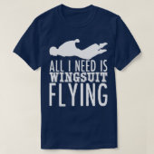 Wingkleding Joke Wingsuit Basespringing2 T-shirt (Design voorkant)