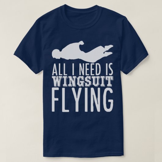Wingkleding Joke Wingsuit Basespringing2 T-shirt (Design voorkant)