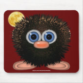 Wingle the Cute Wuzzy Butt & Moon, Kinder Mousepad Muismat (Voorkant)