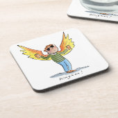 Wingman Bier Onderzetter (Linkerzijde)