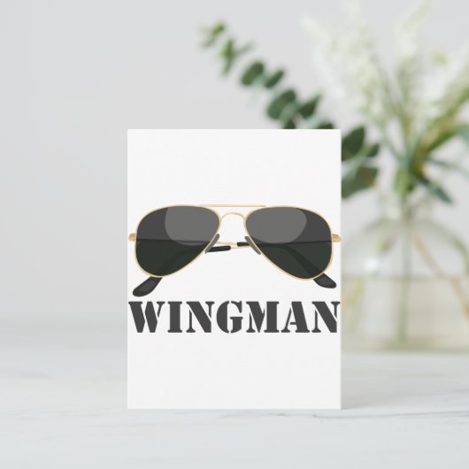 Wingman Briefkaart (Staand voorkant)