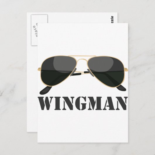 Wingman Briefkaart (Voorkant / Achterkant)