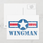Wingman  briefkaart (Voorkant / Achterkant)
