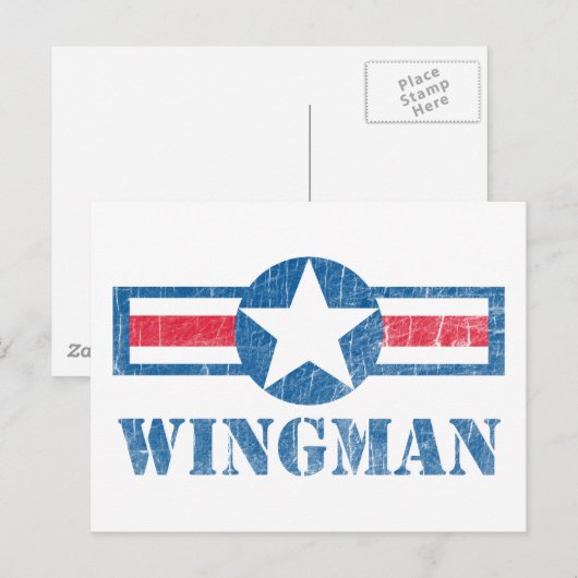 Wingman  briefkaart (Voorkant / Achterkant)
