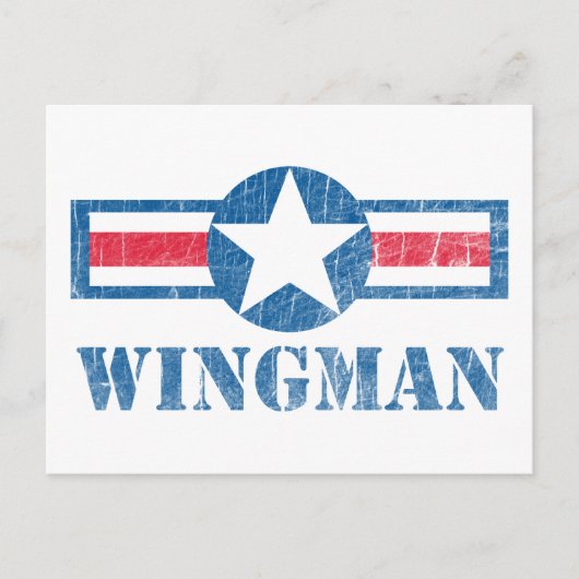 Wingman  briefkaart (Voorkant)