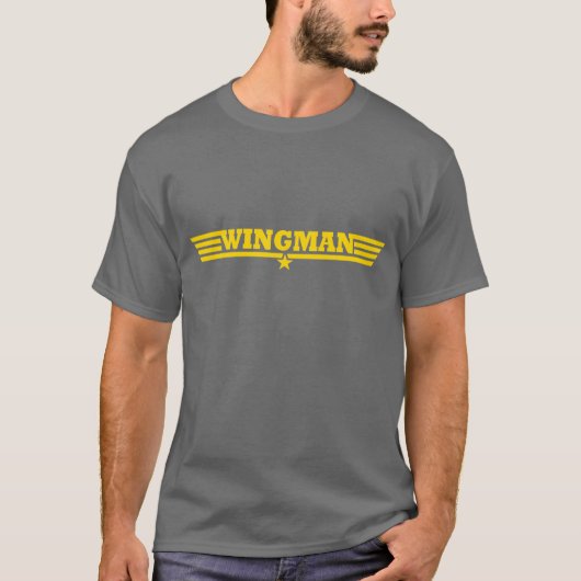 Wingman Golden Wings Logo T-shirt (Voorkant)