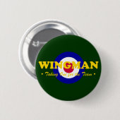 Wingman (RAF) Ronde Button 5,7 Cm (Voorkant /achterkant)
