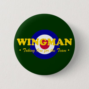 Wingman (RAF) Ronde Button 5,7 Cm