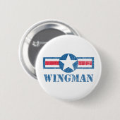 Wingman ronde button 5,7 cm (Voorkant /achterkant)