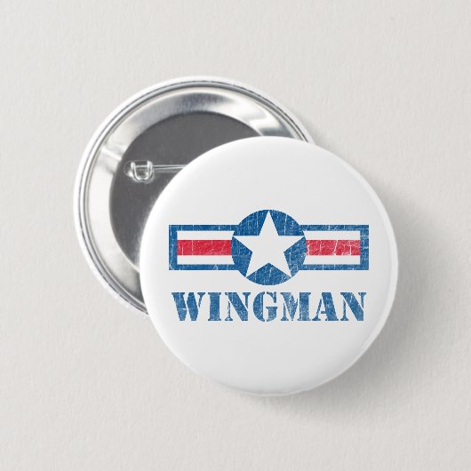 Wingman  ronde button 5,7 cm (Voorkant /achterkant)