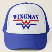 Wingman Single Guy Party Trucker Pet (Voorkant)