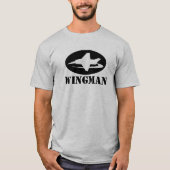 Wingman t shirt voor de beste man op bruiloft (Voorkant)