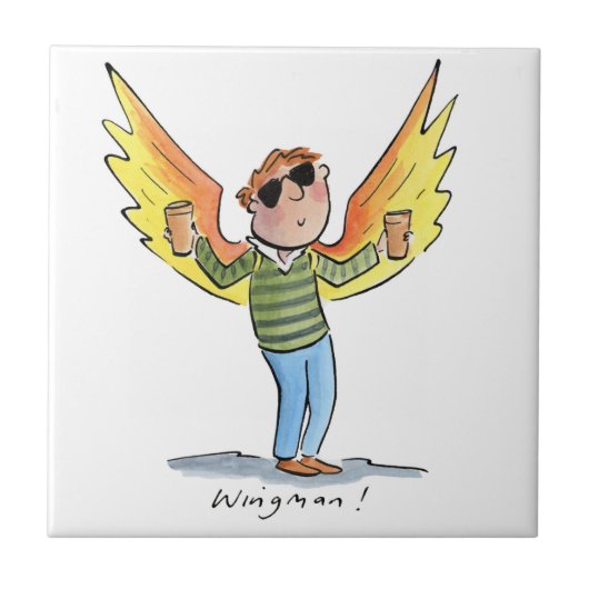 Wingman Tegeltje (Voorkant)