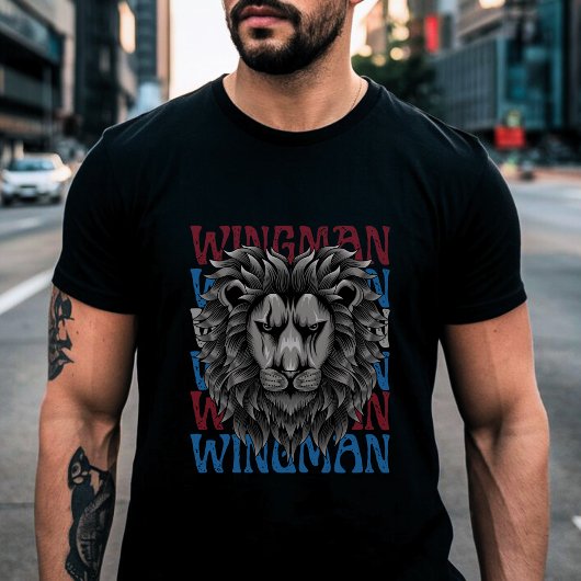 Wingman Vintage - Grappige Bro T-Shirt